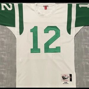 Authentic Vintage Mitchell & Ness NFL New York Jets Joe Namath Football Jersey.